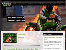 Tablet Screenshot of kawasakitriplesclub.net